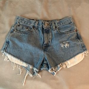 Levi’s 505 High-Waisted Shorts Sz 9